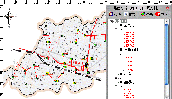 VisualNet 连通性分析与路由演示